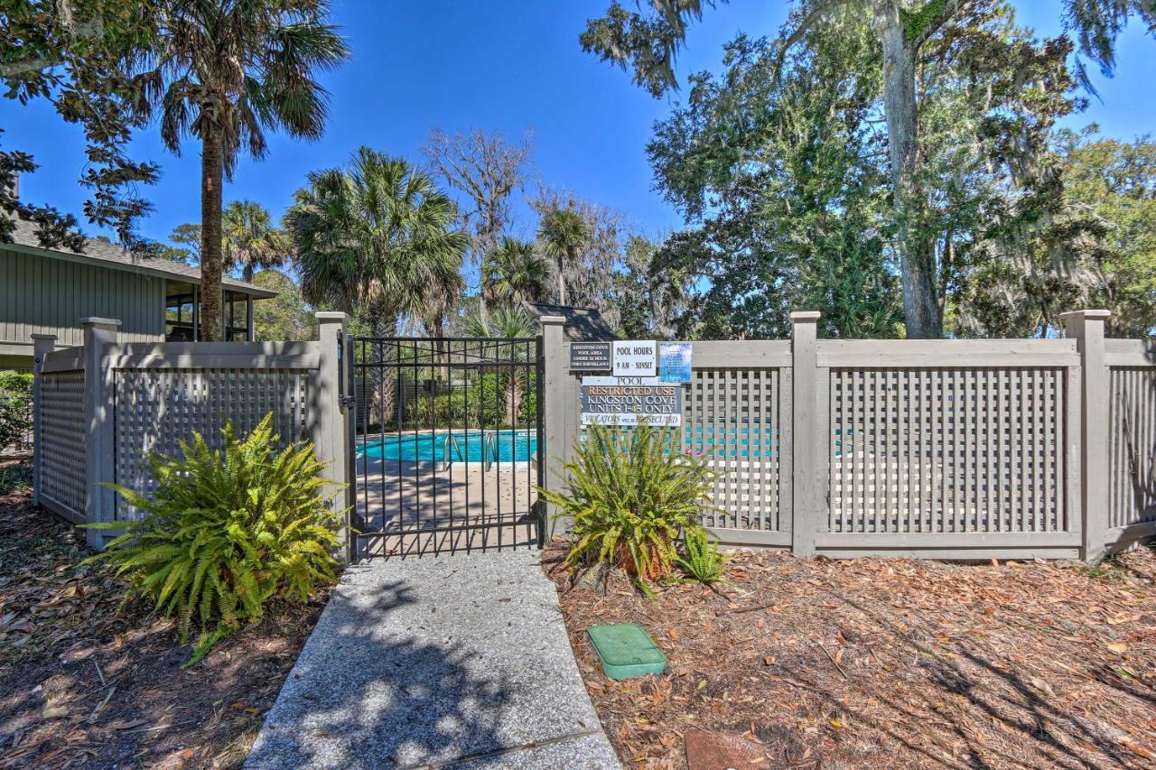 Coastal Oasis With Pool - Walk To Coligny Beach Park Hilton Head Island Esterno foto