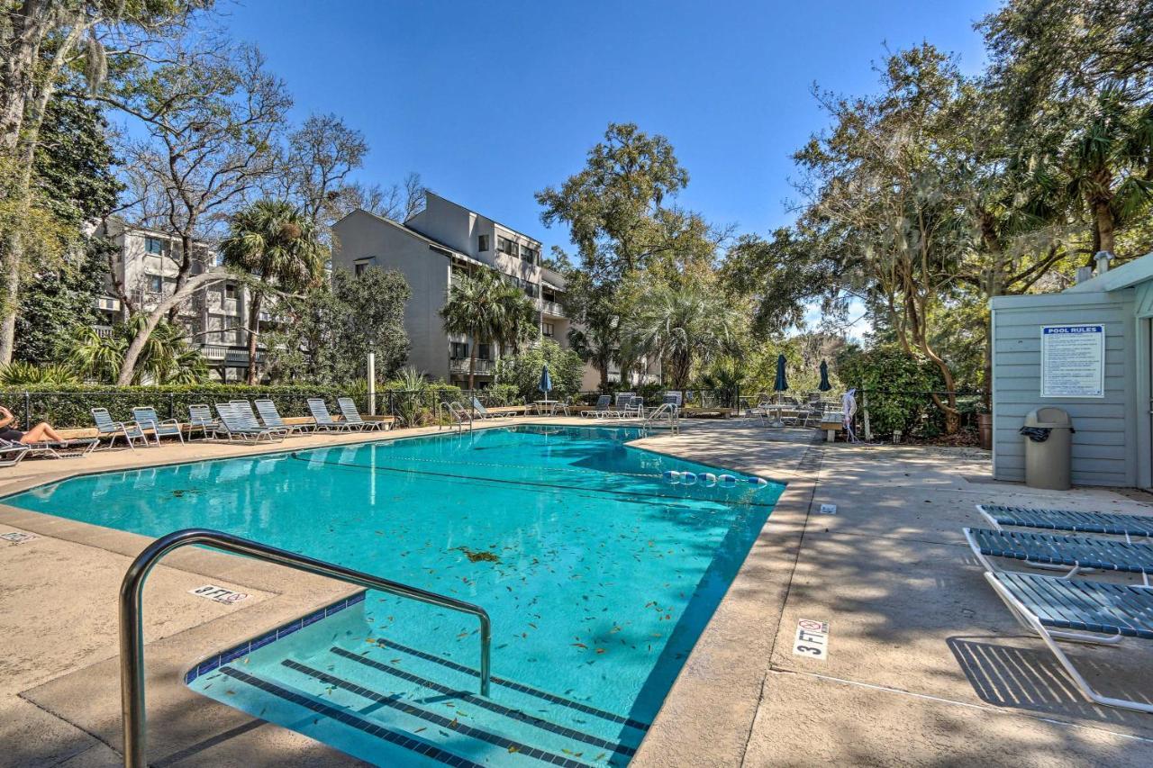 Coastal Oasis With Pool - Walk To Coligny Beach Park Hilton Head Island Esterno foto