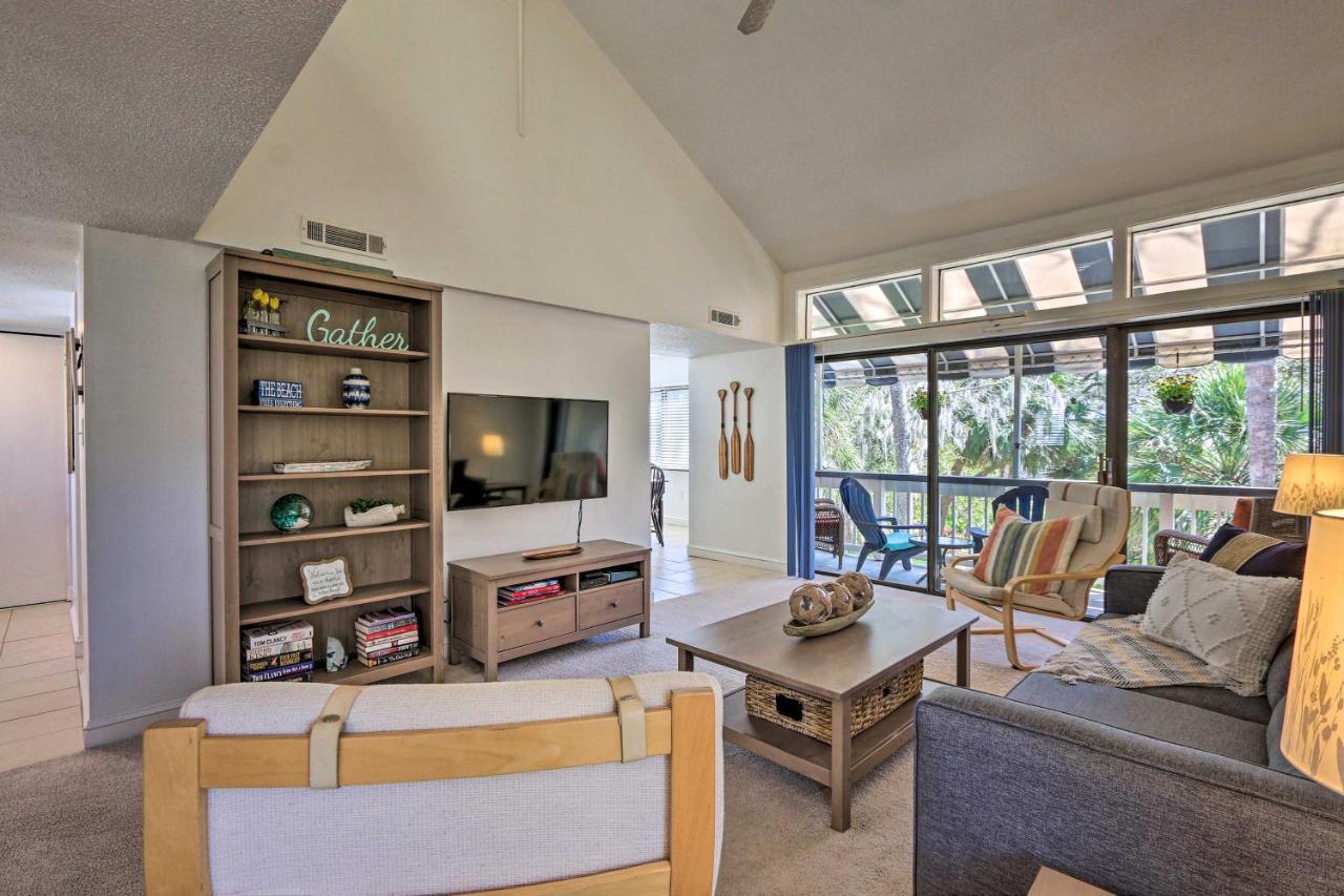 Coastal Oasis With Pool - Walk To Coligny Beach Park Hilton Head Island Esterno foto