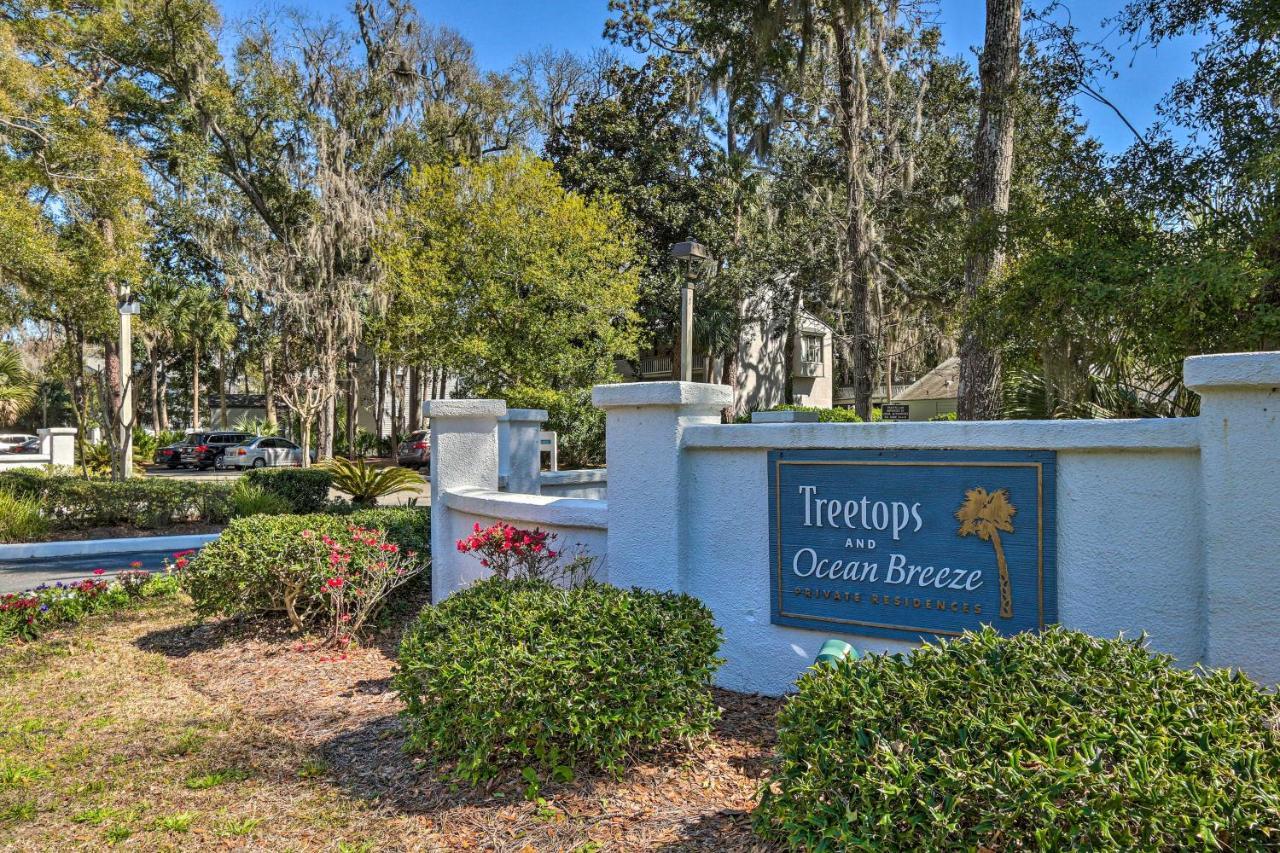 Coastal Oasis With Pool - Walk To Coligny Beach Park Hilton Head Island Esterno foto